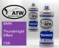 Preview: BMW, Thundernight Effect, C56: 400ml Sprühdose + 400ml Klarlack - Set, von ATW Autoteile West.